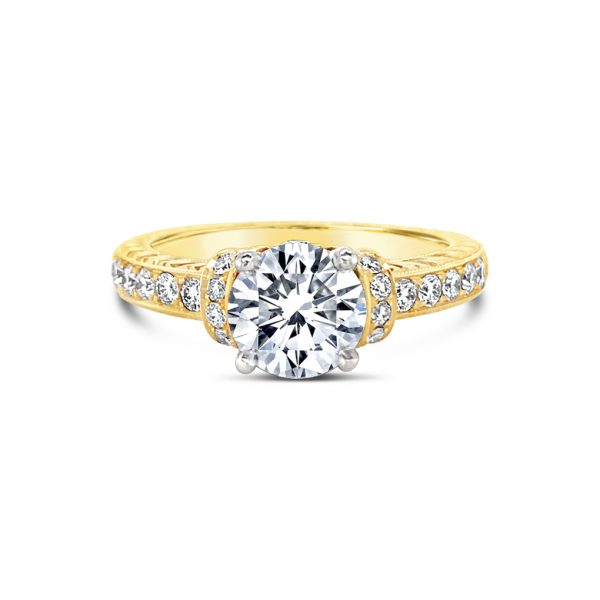 Jack Kelége yellow gold engagement ring - KGR1043